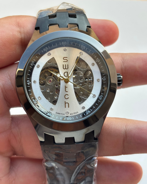 Swatch Mechanic White Silver