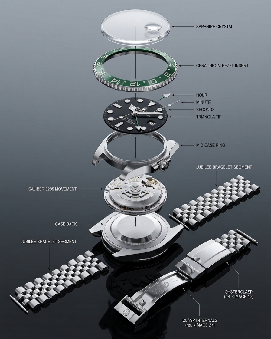 rolex gmt moteur mechanic